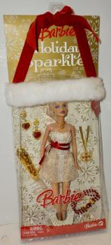 Mattel - Barbie - Holiday Sparkle Gift Set - Doll